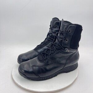 Haix Men Size 10W Jungle Black Leather Oil Resistant Ankle Tactical Boot